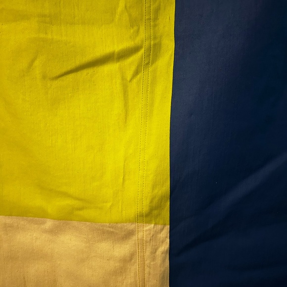 Long Colorblock Denim Slit Skirt - Simon Miller Simi Skirt Fred Segal - Picture 9 of 9